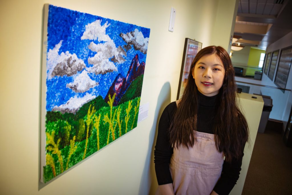 Fine arts and anthropology student combines majors to create art – The Aquinian