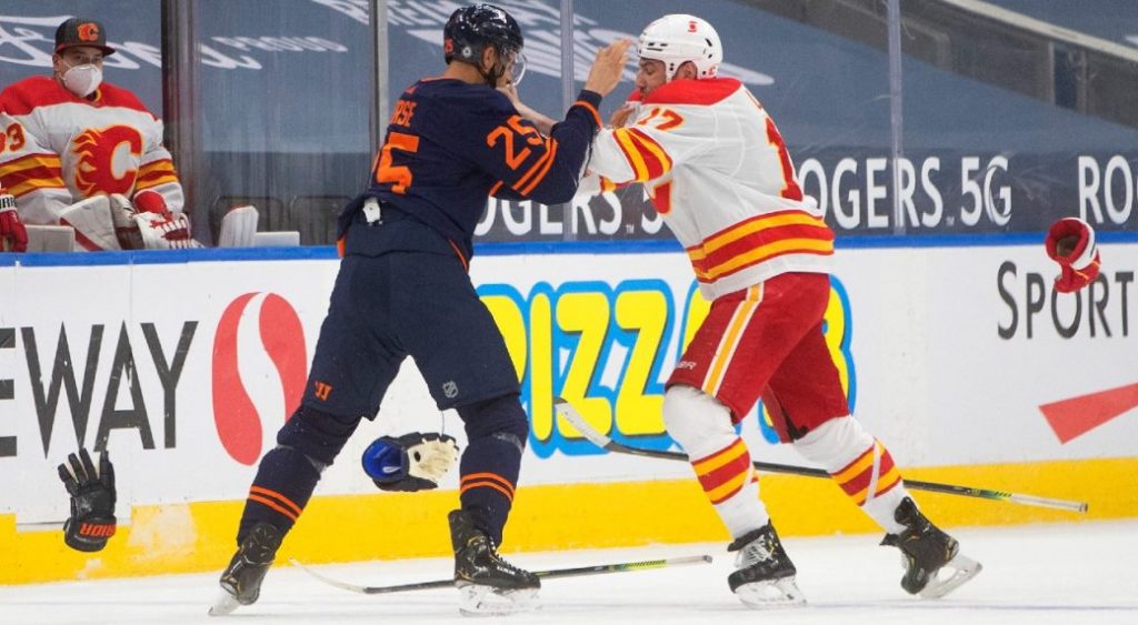 Flames start hot, burn out vs. Oilers as new coach Sutter watches from afar – Sportsnet.ca