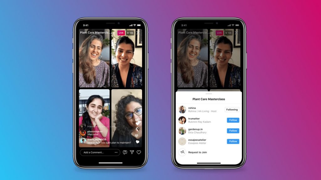 Instagram Live Rooms allows four users to go live simultaneously – MobileSyrup