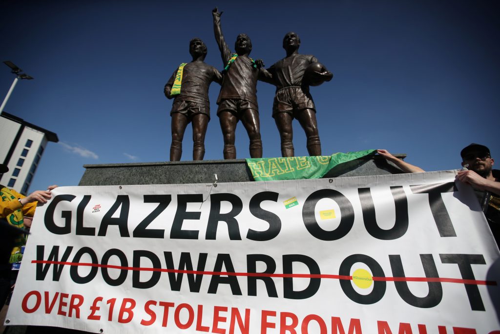 Man Utd fans protest against Glazer family’s ownership