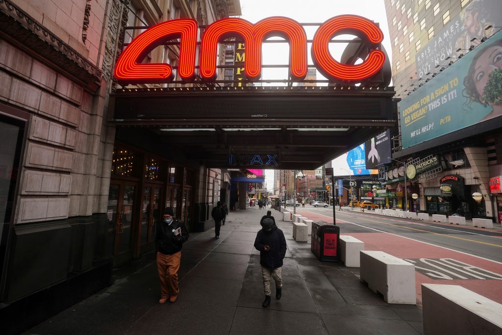 AMC expects people to return to theaters as vaccine rollout gathers pace