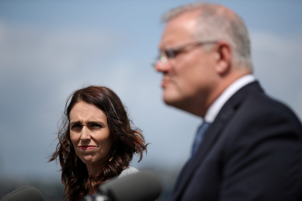 New Zealand backs Australia in trade spat with China ahead of Ardern-Morrison meeting