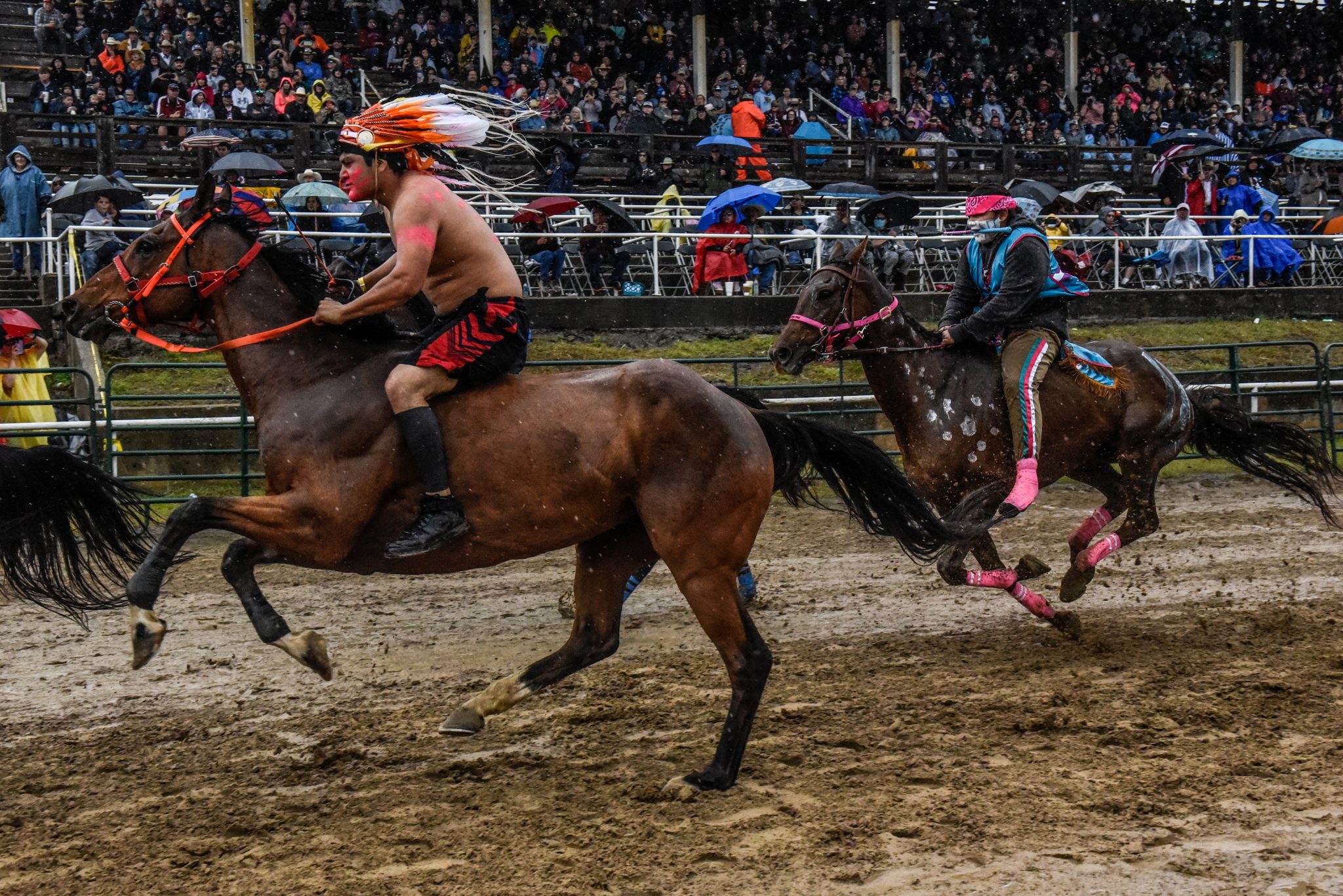 Native American Rodeo Racing Native American tribes revive horse heritage with bareback races in ...