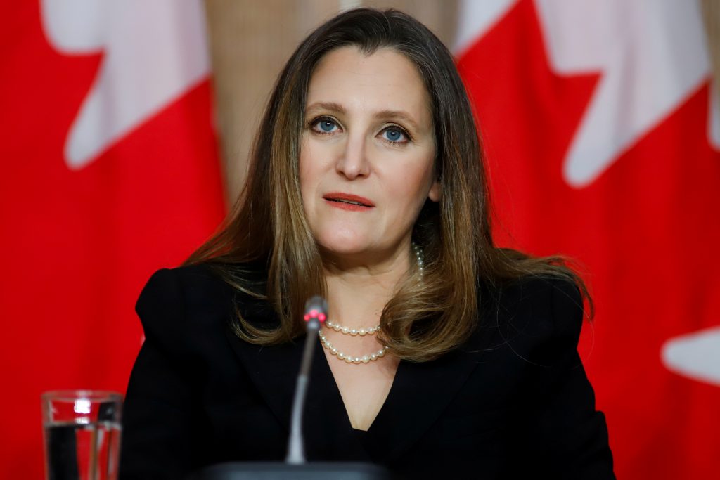Freeland says G7 deal shows it’s possible to end ‘race to the bottom’ on taxes
