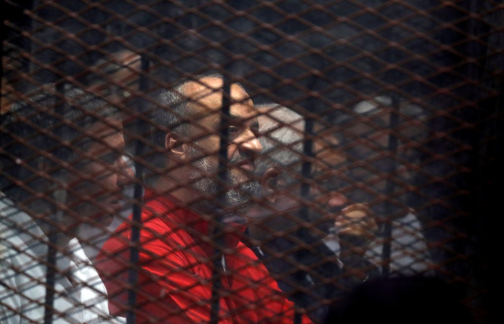 Egypt upholds death sentence for 12 senior Muslim Brotherhood figures
