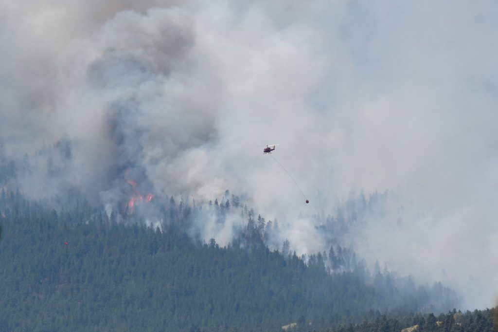 British Columbia lightning strikes up tenfold, stoking fires