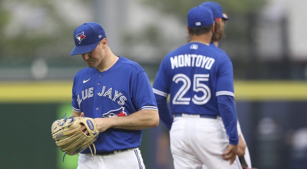 Toll of nomadic Blue Jays season hits Stripling hard in thumping from Red Sox – Sportsnet.ca