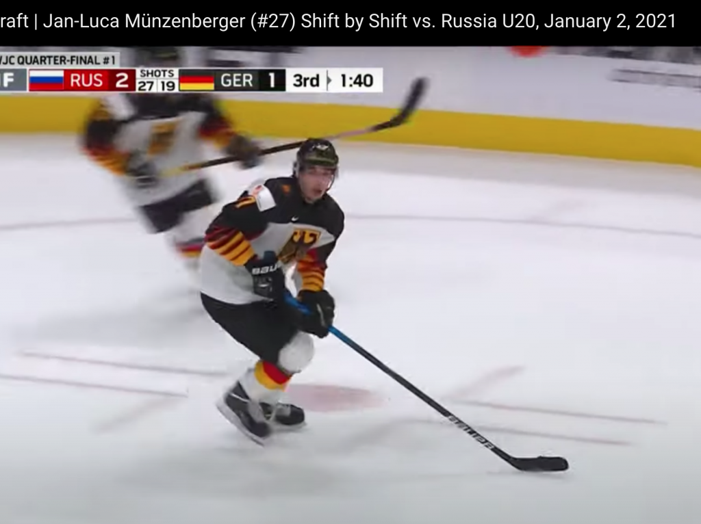 The Edmonton Oilers select big German defender Luca Munzenberger at #90 overall