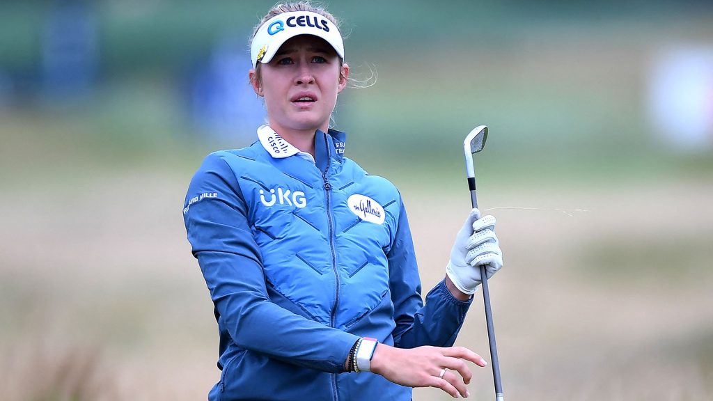 Nelly Korda falls from Women's Open lead with rare over-par round – Golf Channel