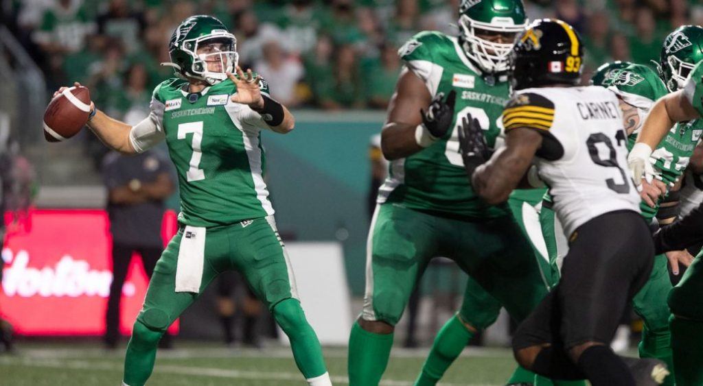 Roughriders improve to 2-0 with dominant win over Tiger-Cats – Sportsnet.ca