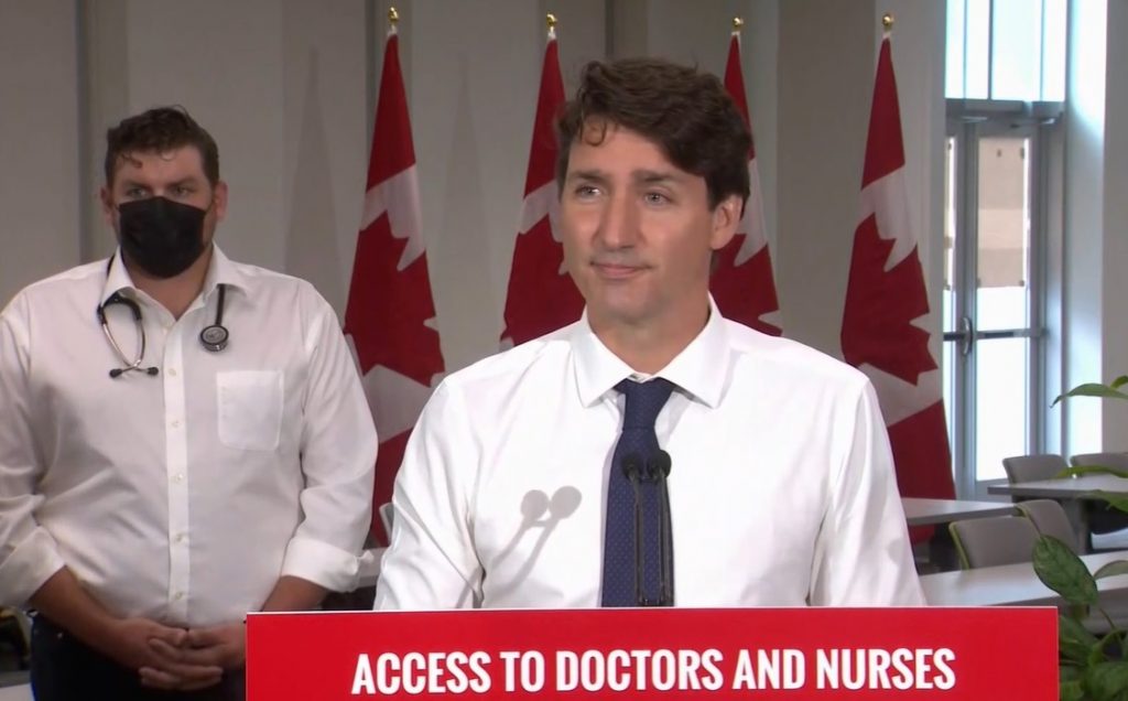 Trudeau Promises B Healthcare Investment During N.S. Campaign Stop – 91.9 The Bend