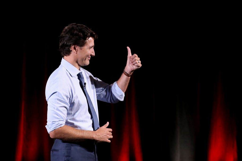 Trudeau, trailing in polls, goes on attack two weeks before vote