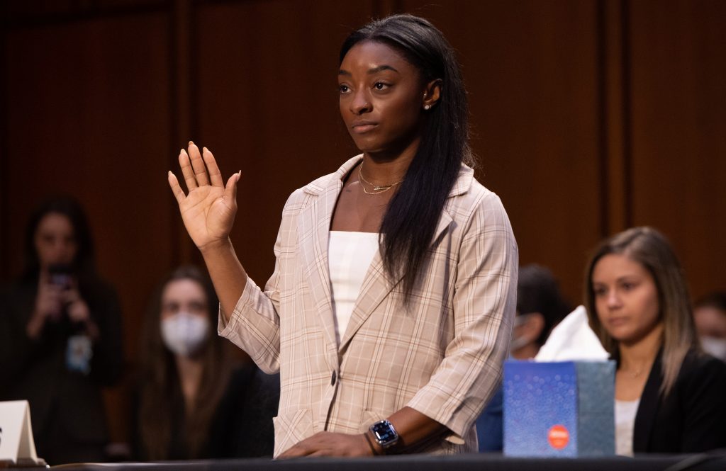 Gymnasts Biles, Maroney demand justice in botched FBI sex abuse probe