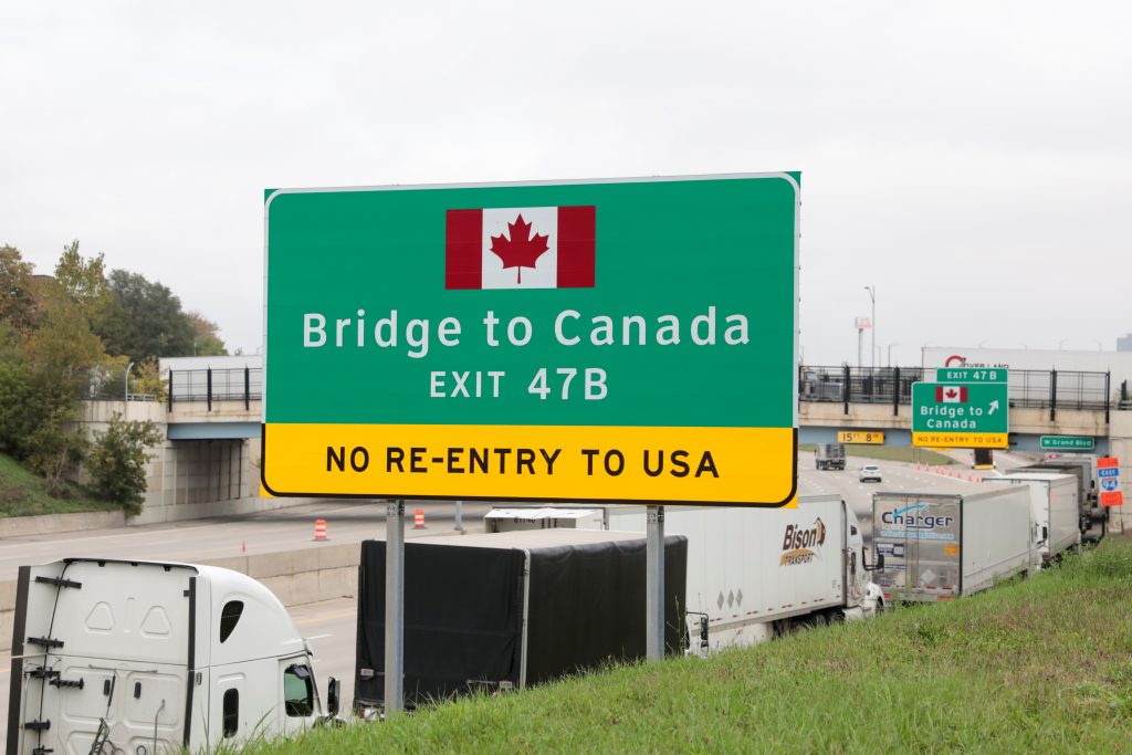 Police partially reopen Canada-U.S. bridge; explosives search ongoing