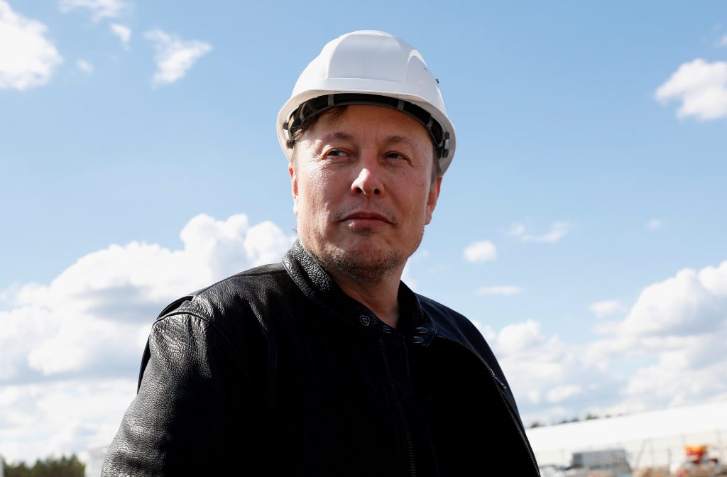 Elon Musk dials into Volkswagen executive conference