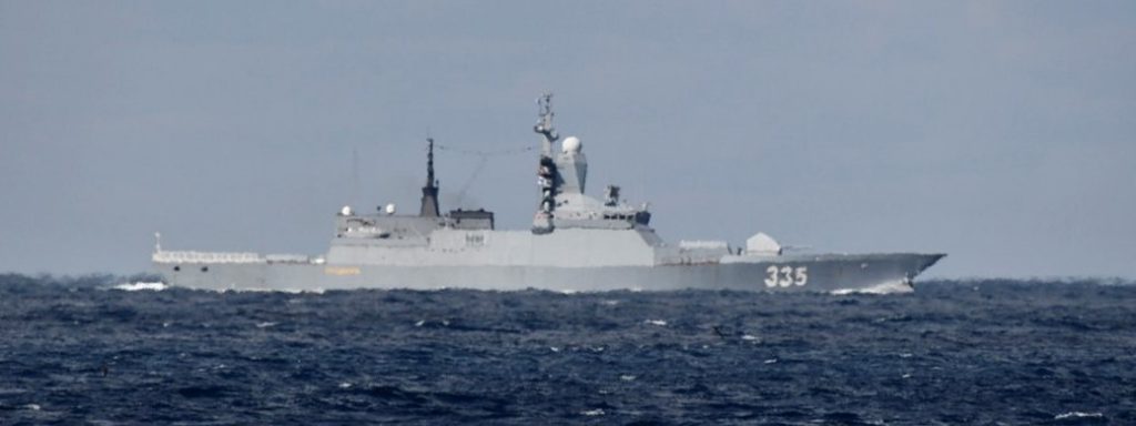 China, Russia navy ships jointly sail through Japan strait