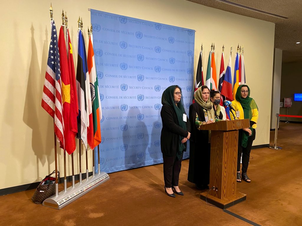 At United Nations, Afghan women appeal: don’t let Taliban in