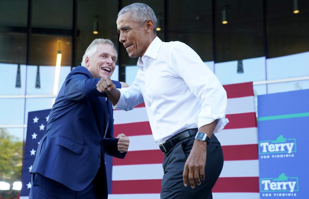Obama fires up Virginia crowd for governor’s race he calls a U.S. “turning point”