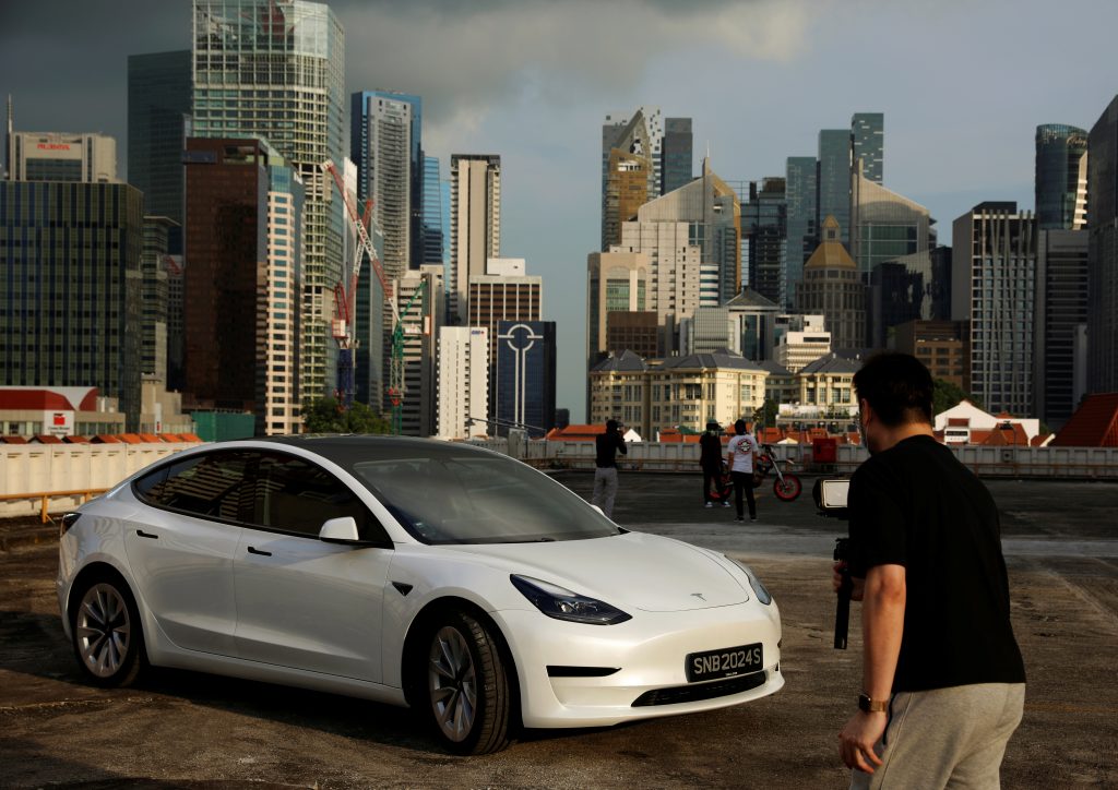 Tesla EV sales boom in Singapore, pushing rivals’ models off the streets