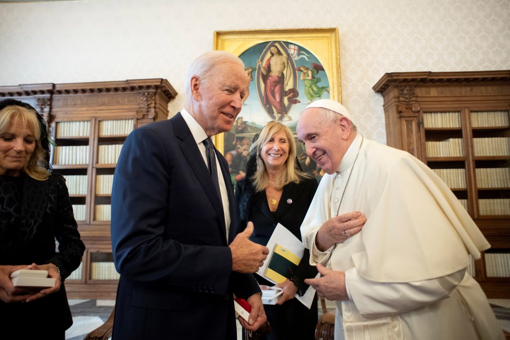 Biden says pope thinks he is a ‘good Catholic’, further fuelling U.S. abortion debate