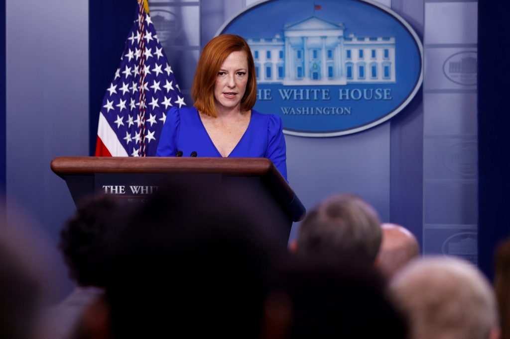 White House spokesperson Psaki has COVID-19, last saw Biden on Tuesday