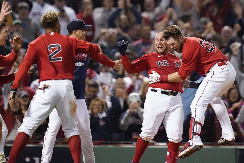 Boston Red Sox bounce Tampa Bay Rays in 13th inning after odd wall call