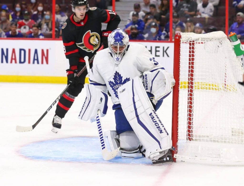 Maple Leafs' goalie Petr Mrazek exits with groin injury vs. Senators – The Athletic