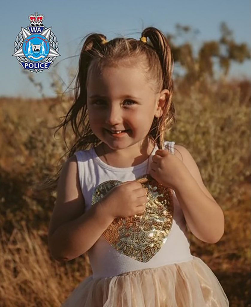 Four-year-old Australian girl missing from campsite found alive after two weeks