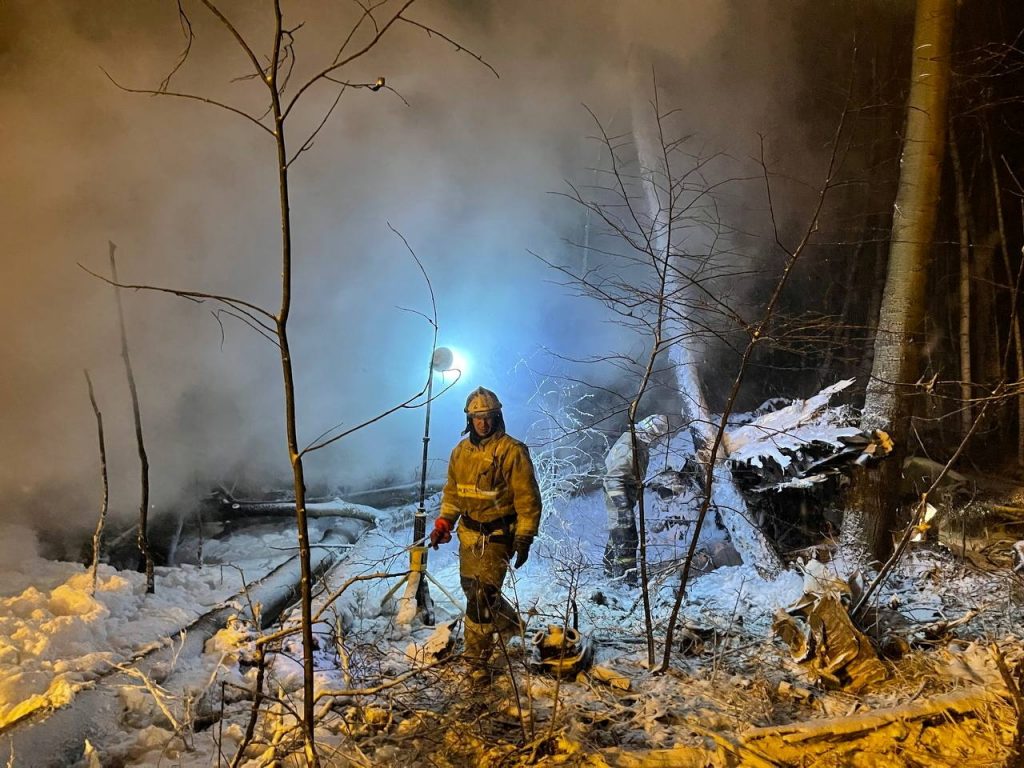 Nine killed in cargo plane crash in Siberia