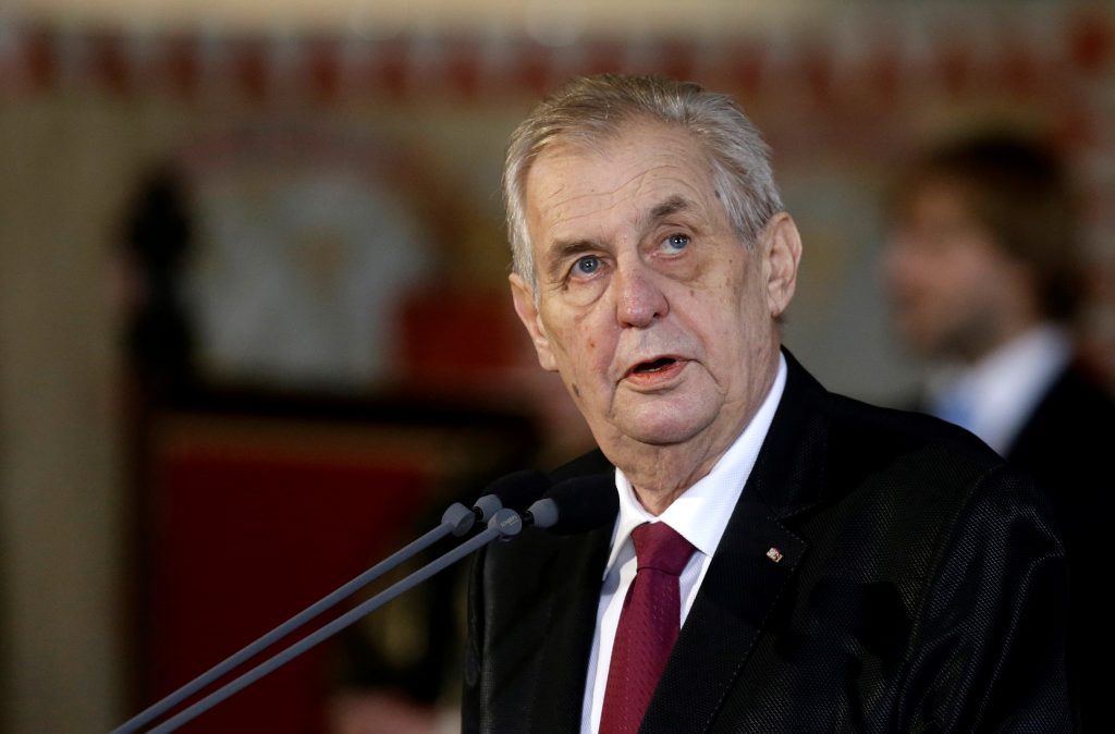 Hospitalised Czech president expects to name opposition head as PM