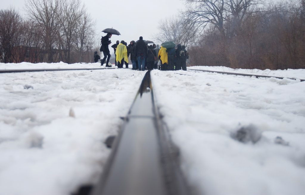 Canadian indigenous protesters say police making arrests at site of disputed pipeline