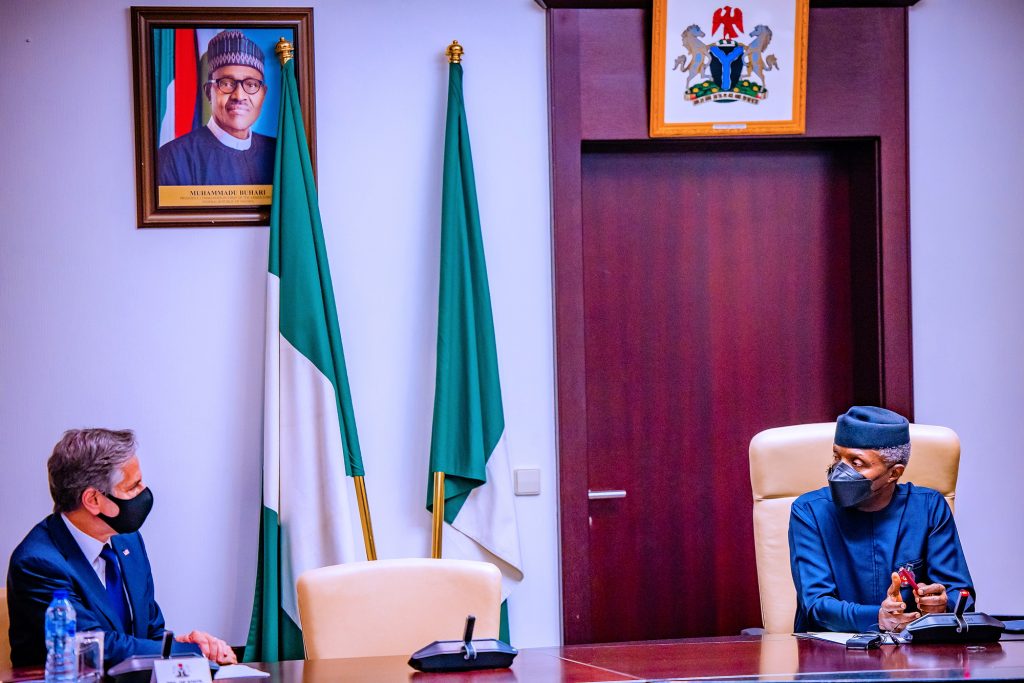 U.S. secretary of state talks security, democracy in Nigeria