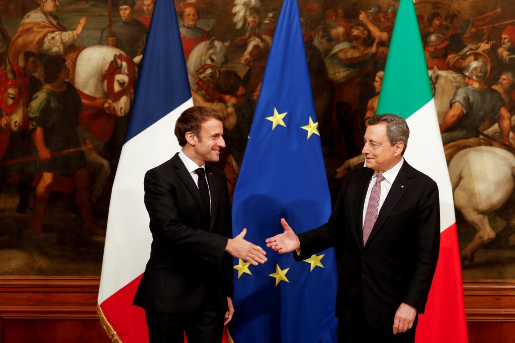 Italy, France to deepen ties as Merkel’s exit tests European diplomacy