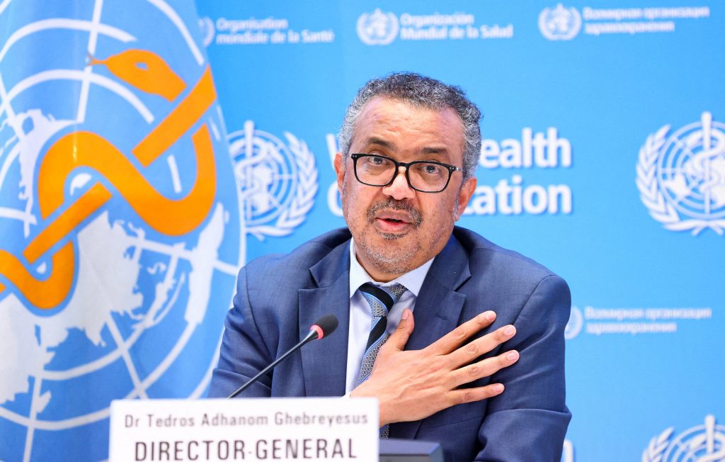 WHO’s Tedros concerned about ‘tsunami of cases’ from COVID-19 variants