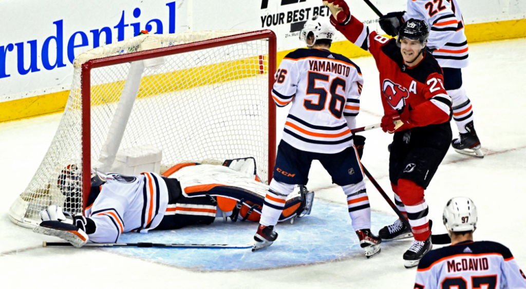 Hughes’ second goal gives Devils wild OT win over Oilers – Sportsnet.ca