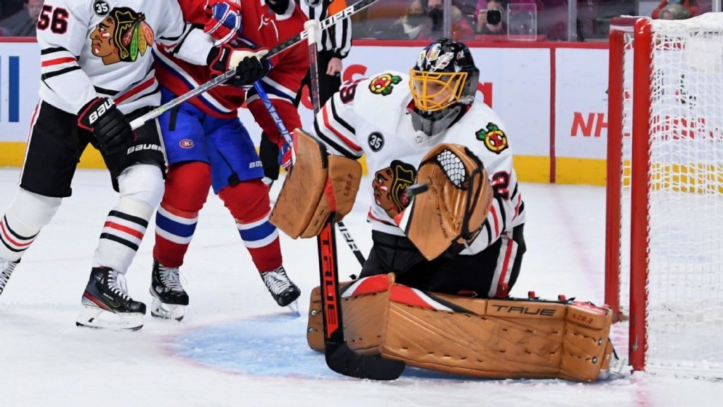 Marc-Andre Fleury earns 500th win in Chicago Blackhawks' win over Montreal Canadiens – ESPN