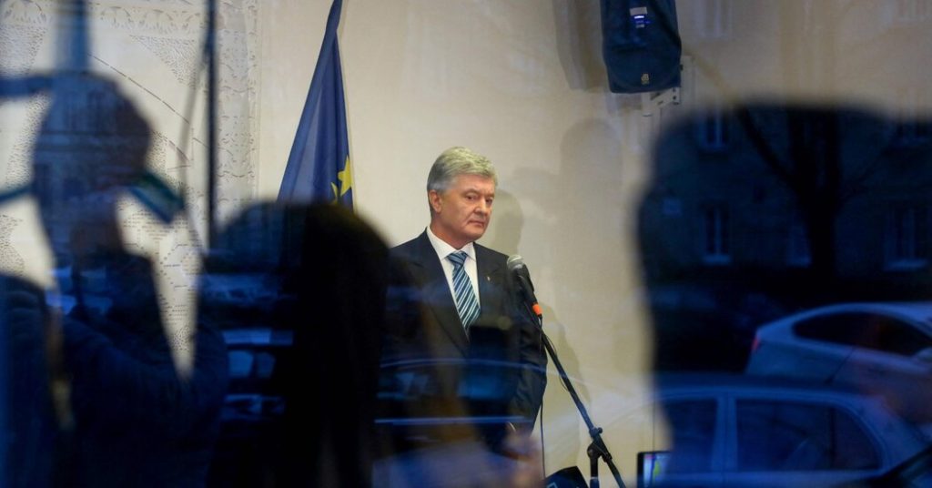 Poroshenko, ex-President, Returns to Ukraine, Roiling Politics – The New York Times