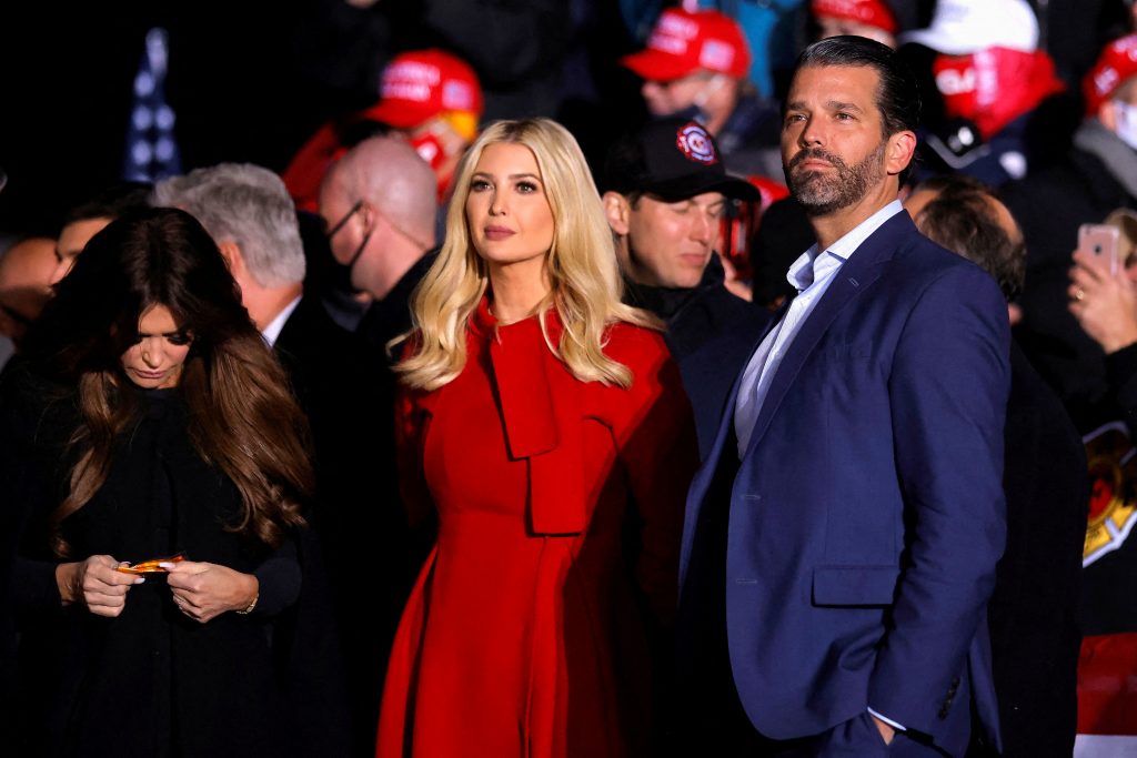 Donald Trump and his children Donald Jr and Ivanka are subpoenaed in New York probe