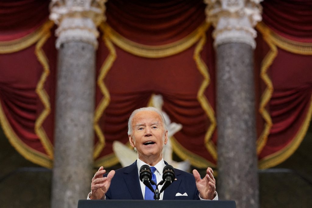 Biden says Trump’s ‘web of lies’ poses ongoing threat to U.S. democracy