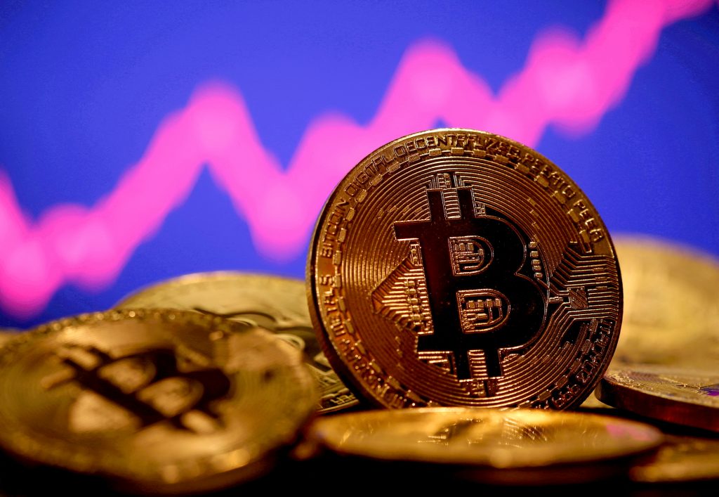 Bitcoin falls 9.3% to ,955