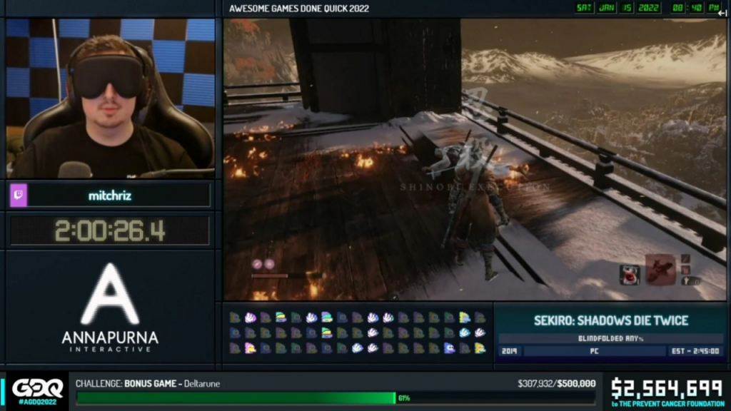 Awesome Games Done Quick 2022 Raises Over .4 Million For Prevent Cancer Foundation – GameSpot