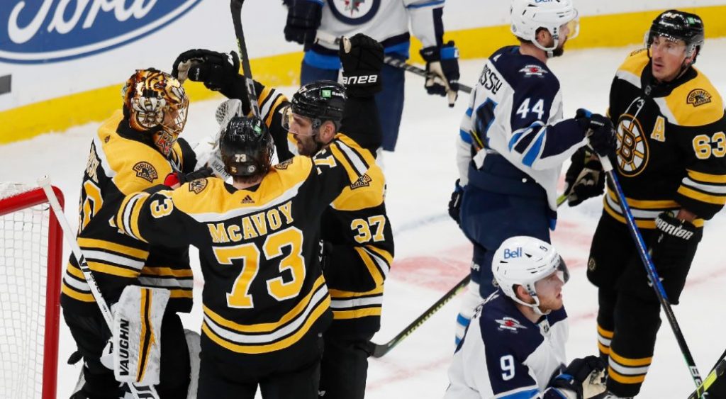 Pastrnak’s tie-breaking goal powers Bruins past travel-weary Jets – Sportsnet.ca