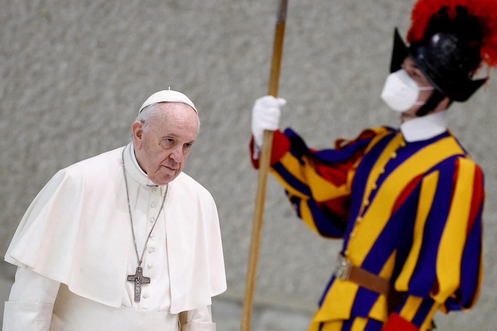 Departing from protocol, pope goes to Russian embassy over Ukraine