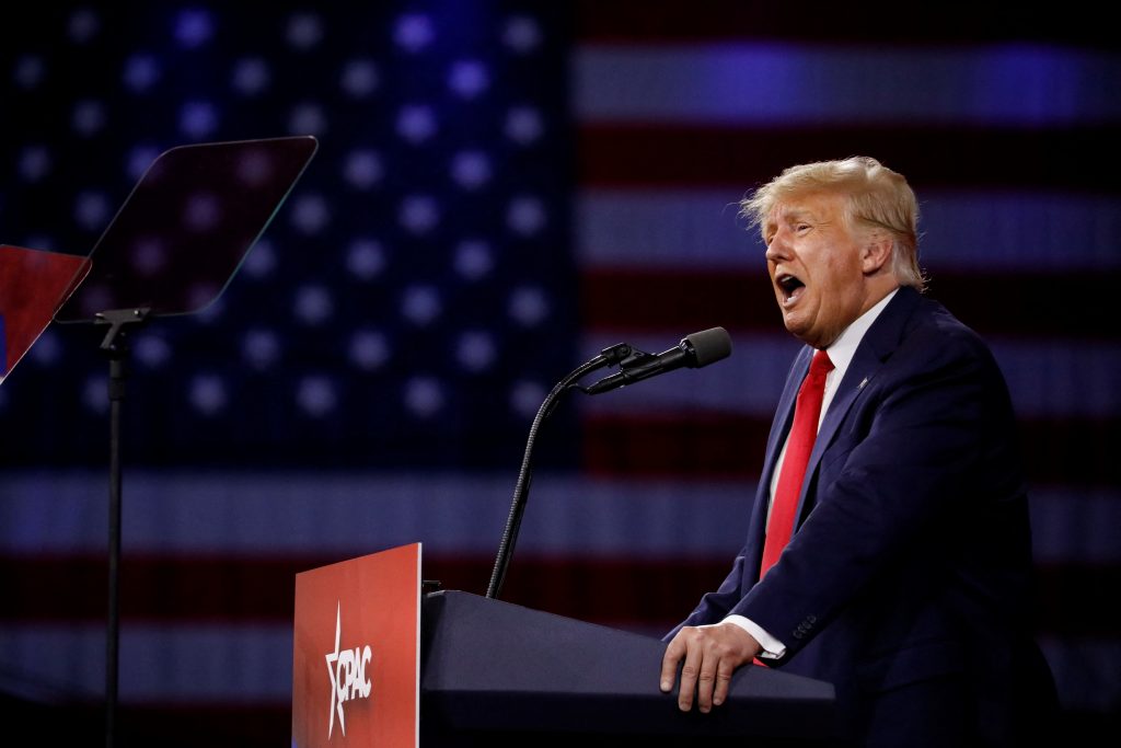 Trump condemns Russia invasion; hints again at 2024 presidential run