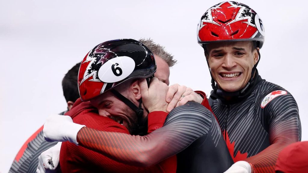 Charles Hamelin strikes short track gold, ties Canadian medal record in final Olympic race – CBC Sports