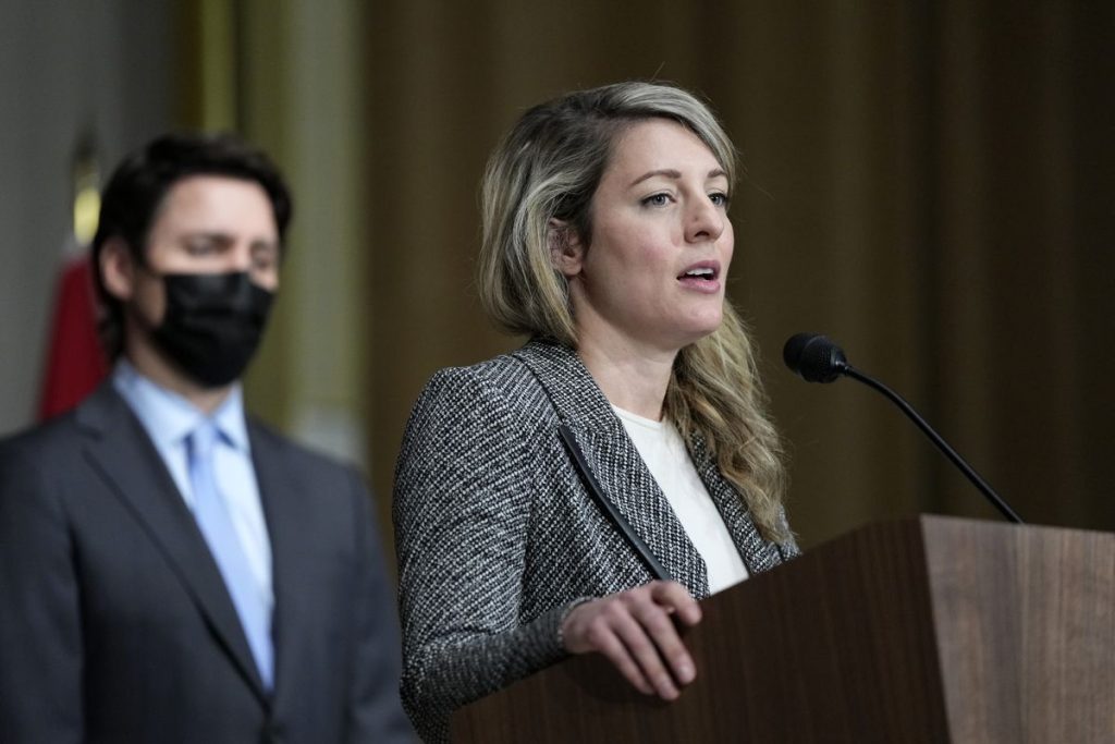 Politics Briefing: Foreign Affairs Minister Mélanie Joly says Russia’s crimes against humanity ‘cannot go unpunished’