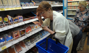 Bust Inflation. Grocery Store