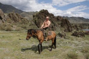 At G7 summit, Trudeau and other leaders mock Putin’s bare-chested horseback riding