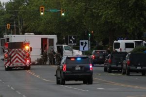 Police describe car with ‘multiple’ explosives involved in B.C. bank shooting