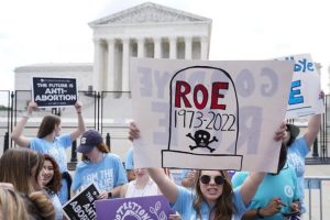 Protesters descend on U.S. Supreme Court to decry decision to overturn Roe v. Wade